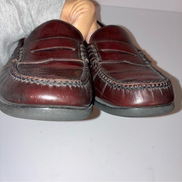 Rockport Men\'s Cordovan Leather Penny Loafers Size 12M Oxblood Burgundy main image 4